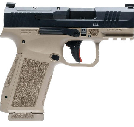 Canik METE MC9L 9mm, 3.18" Barrel, Flat Dark Earth Frame, Black Slide, Custom Holster, 17rd