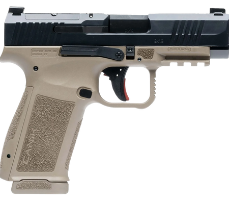 Canik METE MC9LS 9mm, 3.63" Barrel, Flat Dark Earth Frame, Black Slide, Optic Ready, 17rd
